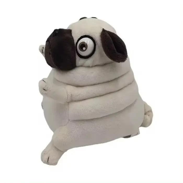 Kawaii jouets en peluche 15 cm chien l'elfe gros carlin assis carlin chiens jouet poupées en peluche pour enfants enfants cadeau d'anniversaire poupées