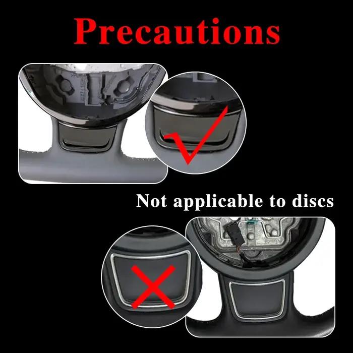 Logo de décoration de volant, adapté pour Audi A3 A4 A5 Q3 Q5 RS3 RS5 S3 S4 S5, accessoires de volant, accessoires de voiture