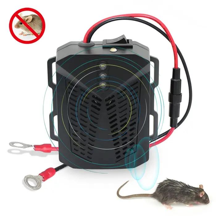 Répulsif à ultrasons pour voitures antiparasitaire compartiment moteur véhicule chasse souris taupes rongeurs ultrasons 12V