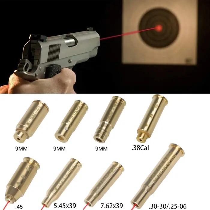 Borosighter Laser en laiton à point rouge pour chasseurs avec calibres 9mm .223 5.56 308 7.62 .45 30-06 occasions de chasse et entraînement