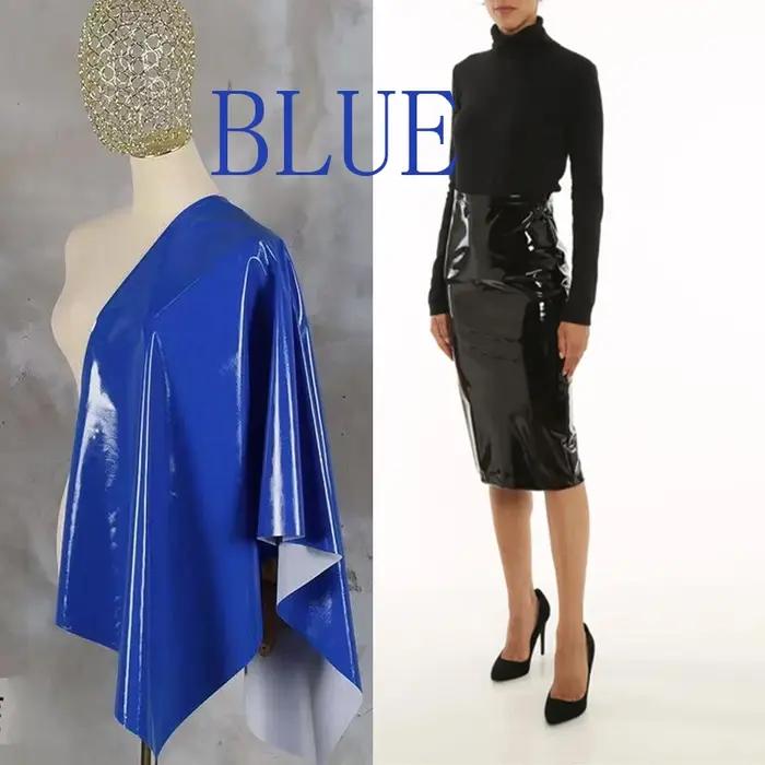 Jupe crayon en Faux Latex pour femme