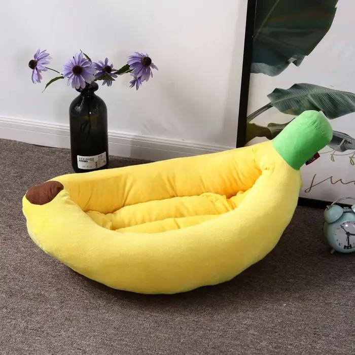 Lit en coton pur pour chiens blanc et couleur du maïs, douillet et confortable pour les petites, moyennes et grandes races, parfait pour le repos hivernal et estival