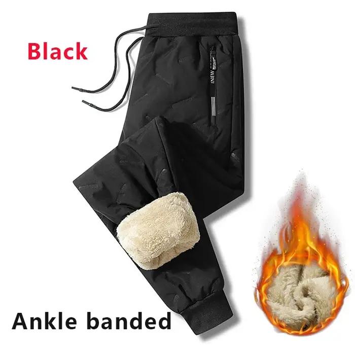 Pantalon hiver chasse homme polaire épaisse thermique imperméable coupe-vent chaud coton survêtement décontracté