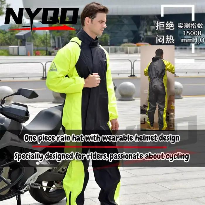 Manteau imperméable et pantalon de pluie pour moto