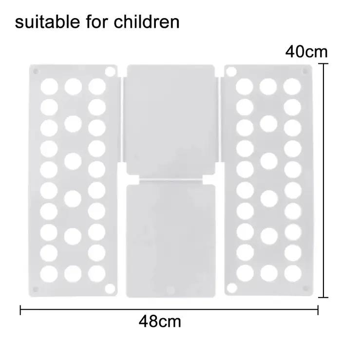 Dossier de vêtements magique pour enfants, t-shirts, pulls, organisateur pliable, gain de temps, por