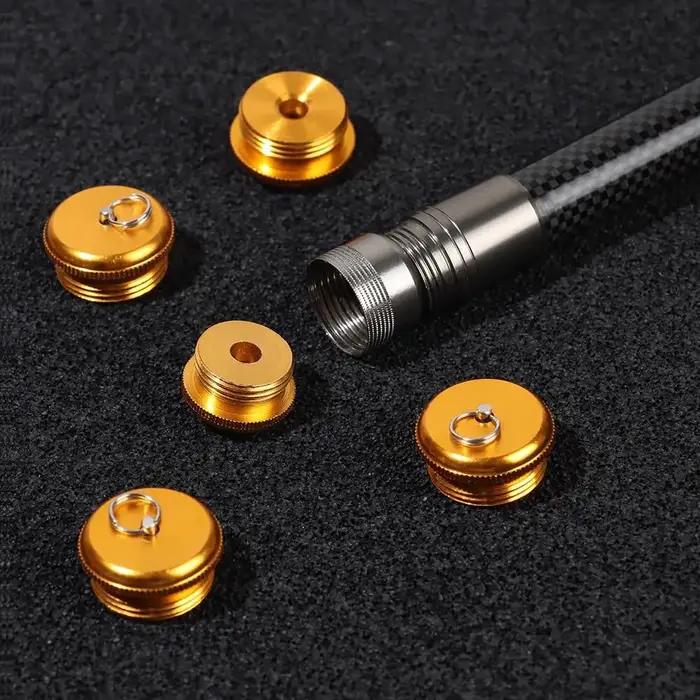Bouchon arrière en alliage d'aluminium, protecteur astronomique, bouchon à vis, accessoires de pêche