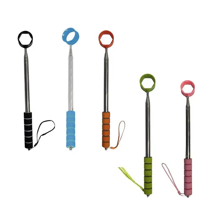 Récupérateur de balle de golf Retriever pour water télescopique en acier inoxydable et ABS pour golfeurs portatif et facile à utiliser occasions spéciales