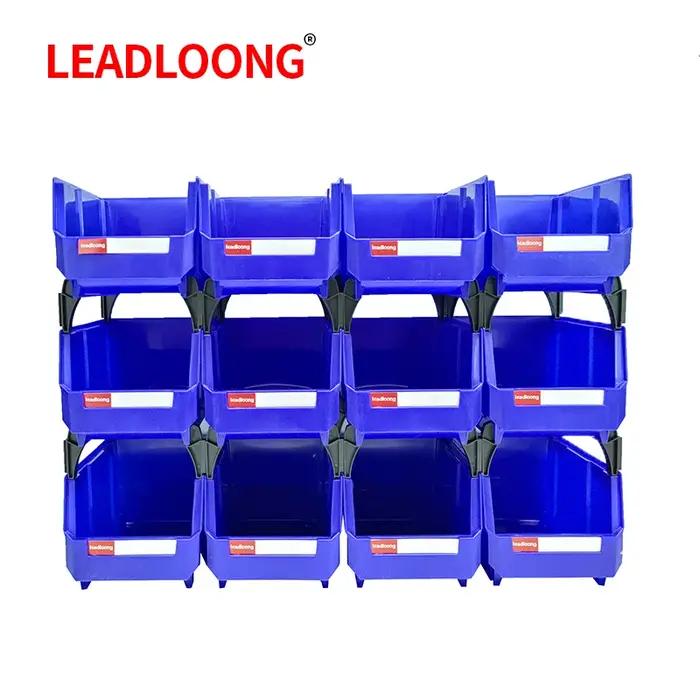 Bacs de rangement empilables en plastique