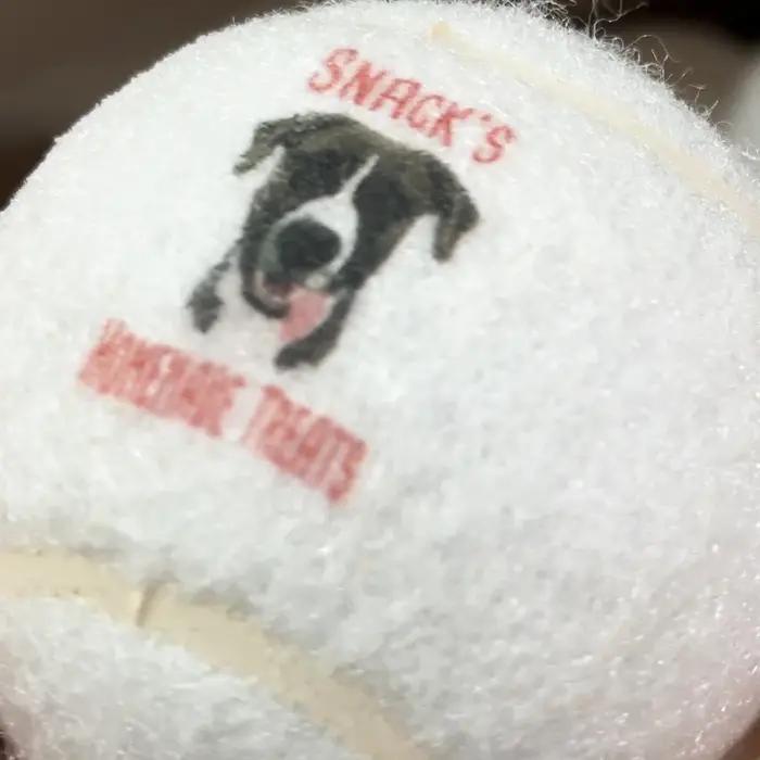 Logo imprimé personnalisé pour chien