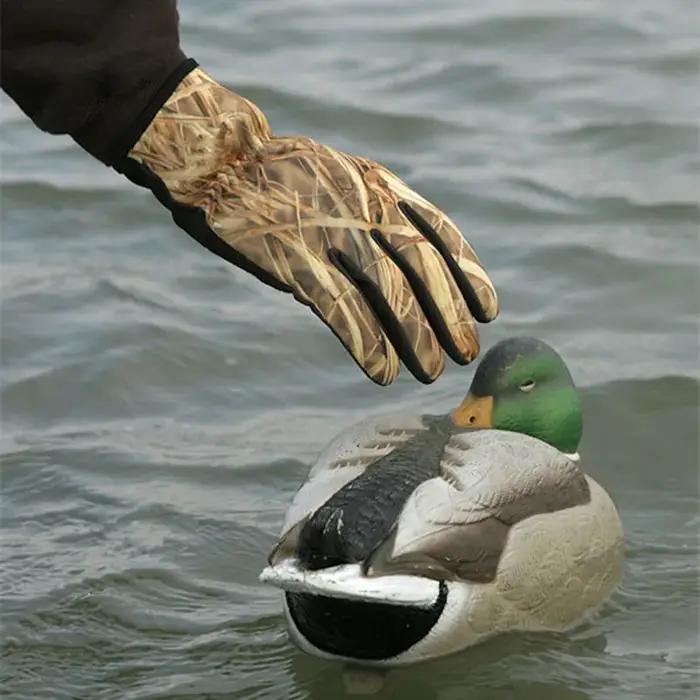 Gants de chasse néoprène camouflage hiver - Gants tir sportif - Protection thermique imperméable