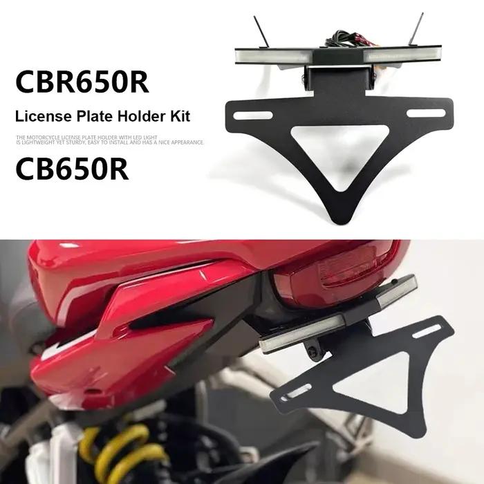 Support de plaque d'immatriculation de moto CBR650R 2023