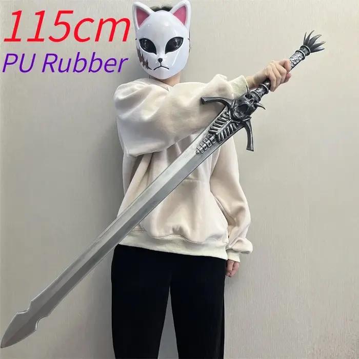 Épée de rébellion WW Awakening, armes de jeu, épée DMC, Dante, lame rouge magique, squelette, modèle de cosplay 1:1, cadeau, sécurité, caoutchouc PU