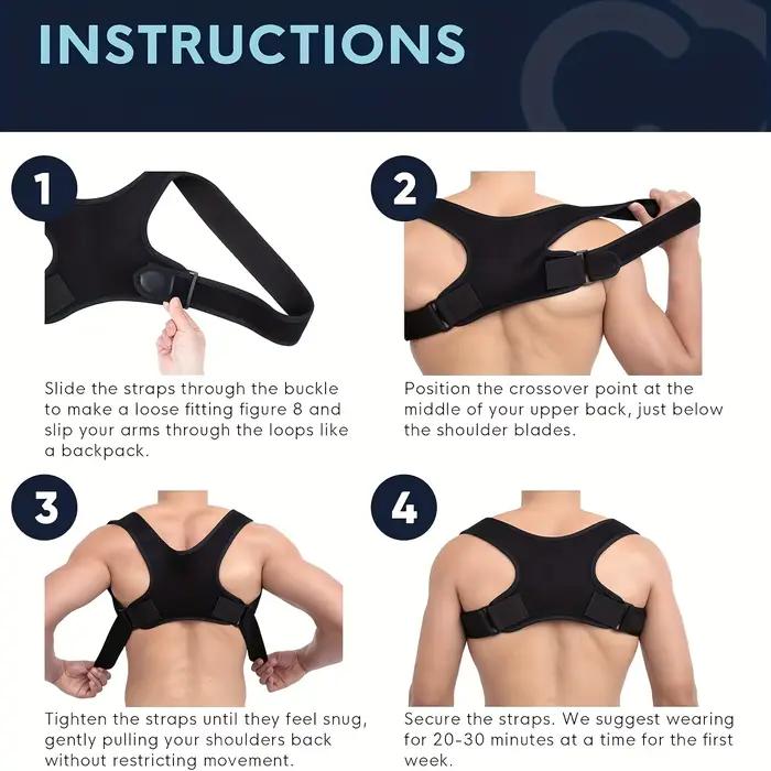Ceinture de soutien du dos réglable antidérapante et respirante pour une meilleure posture et un confort optimal pour homme et femme occasions quotidiennes et sportives