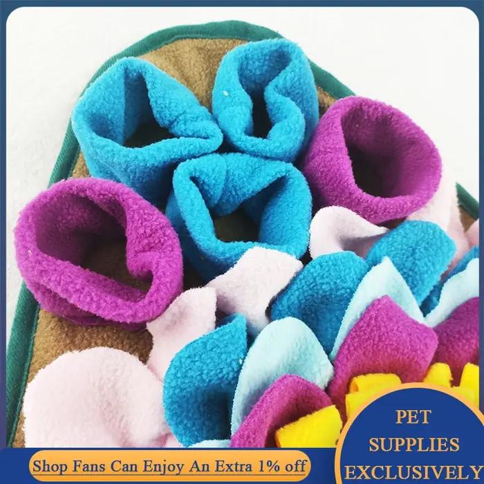 Tapis à renifler pour chien interactif jouets de puzzle distributeur de nourriture occasions spéciales chiens maison trames polaires
