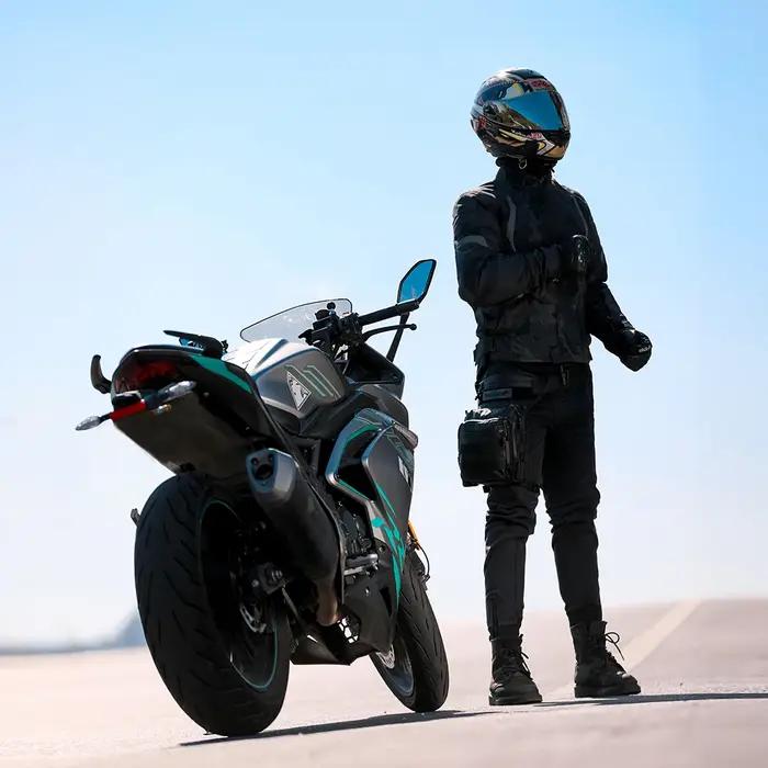 Rhinowalk – sac de taille pour moto, sac de jambe de 3l, sac de hanche, banane, sac à bandoulière po