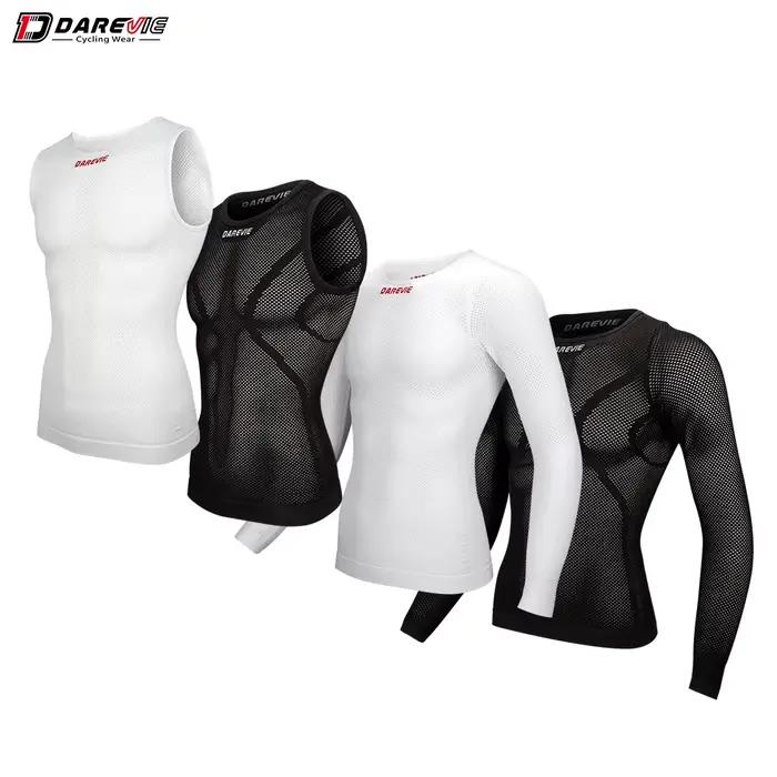 DAREVIE cyclisme première couche petite taille homme Compression sans couture vélo GYM cyclisme inté