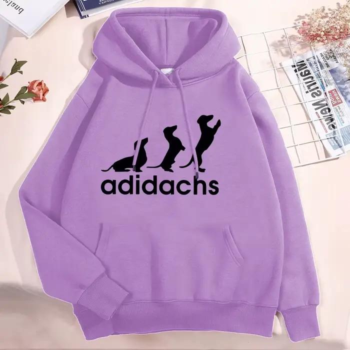 Nouveau teckel chien amant imprimé pull mode femmes hommes sweats à capuche