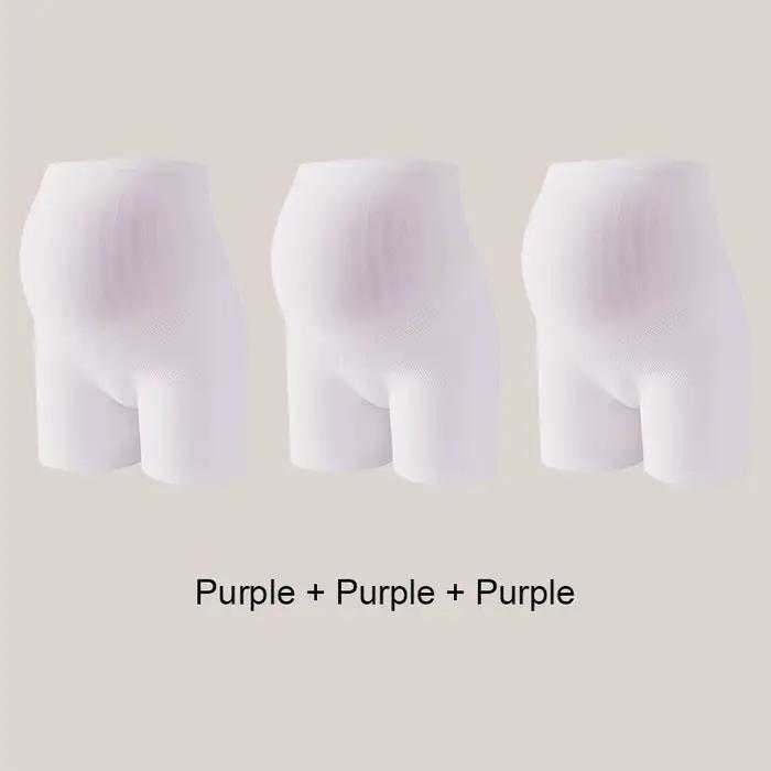 Culotte de maternité taille haute en nylon et élasthanne avec soutien abdominal pour femmes enceintes toutes saisons