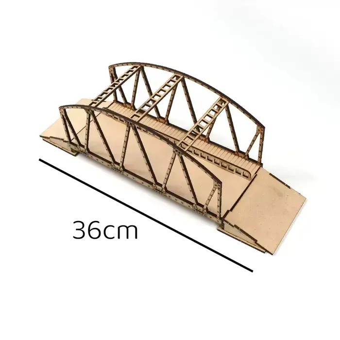Bâtiments en bois à assembler 1/72 modèle de scène Seconde Guerre mondiale salle de commandement barricades ponts entrepôt gare jouets faits à la main pour collectionneurs