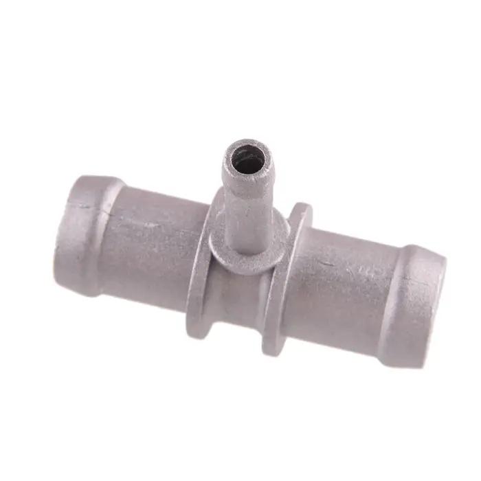 2 pièces 3/4 ''5/16'' 3/4 ''argent 20mm-8mm-20mm té tuyau de chauffage liquide de refroidissement ré