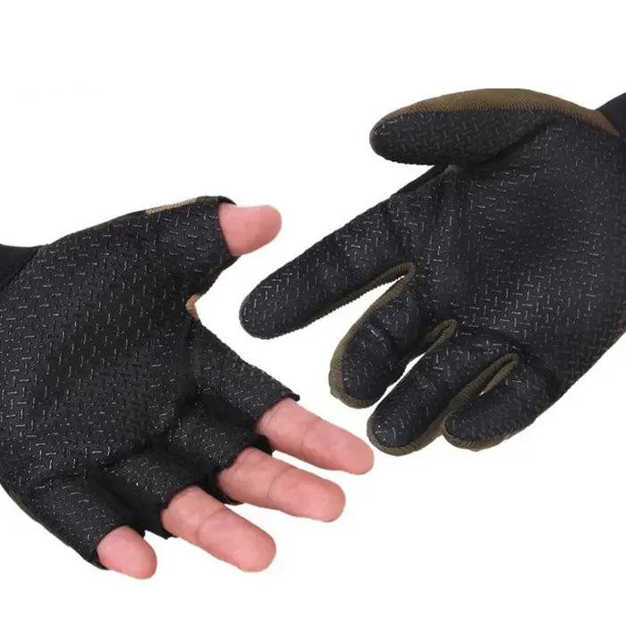 Gants de chasse tactiques demi-doigts été - Respirants et anti-dérapants pour vélo et outdoor