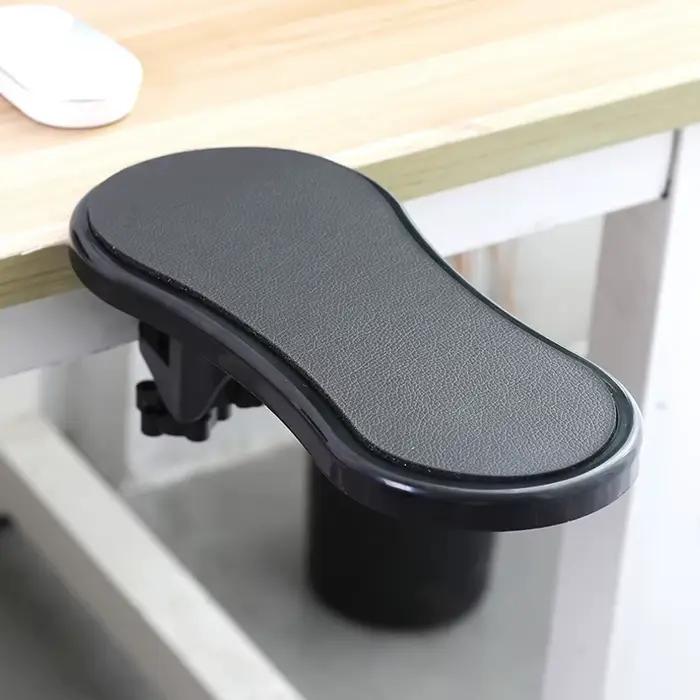Repose-bras d'ordinateur pour bureau, Support de repose-poignet ergonomique réglable pour clavier, extension d'accoudoir, Support rotatif pour tapis de souris