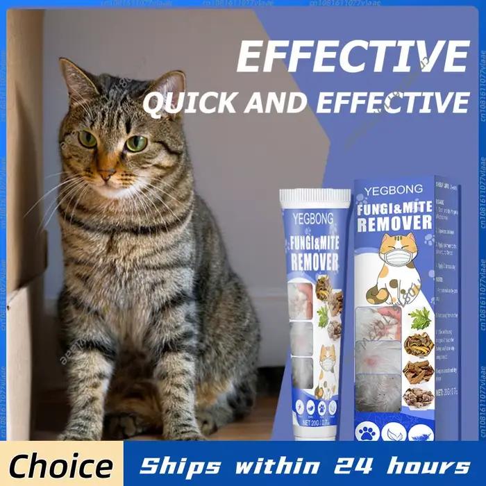 Pommade anti-parasitaire 20g pour chiens et chats, traitement vermifuge, soulagement des démangeaiso