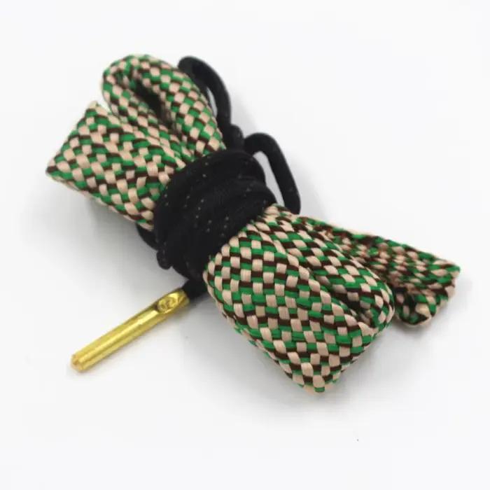Corde de nettoyage d'alésage de pistolet de chasse 22 Cal 223 Cal 38 Cal 5.56mm 7.62mm 12GA Kit de brosse de nettoyage de fusil outil baril de jauge corde