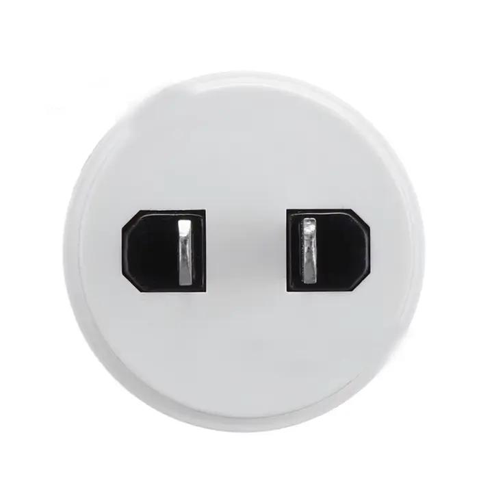 1 pièces prise américaine européenne E27 lampe LED ampoules Base E27 à ue US prise support de lampe