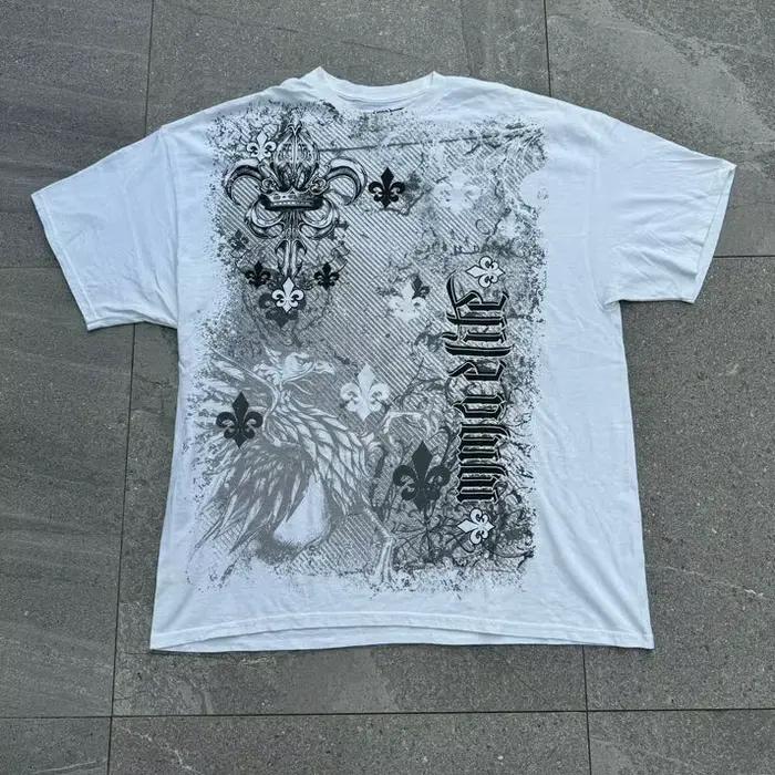 T-shirt Hip Hop Vintage pour Femmes Style Américain Décontracté Occasions Spéciales