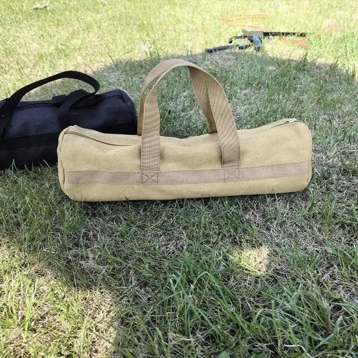 Sac de rangement en toile lavée pour piquets de tente et équipements de camping pour les aventuriers en plein air occassions spéciales