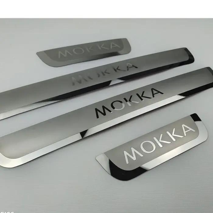 Plaque de seuil de porte pour Opel Mokka SachMokka X 2012-2020, protection de seuil, autocollant de