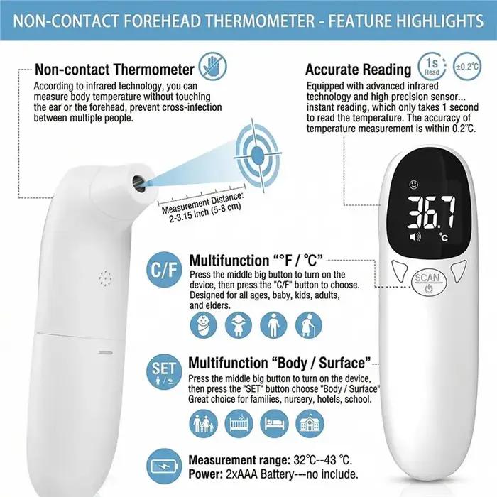 Thermomètre numérique pour oreilles de chien