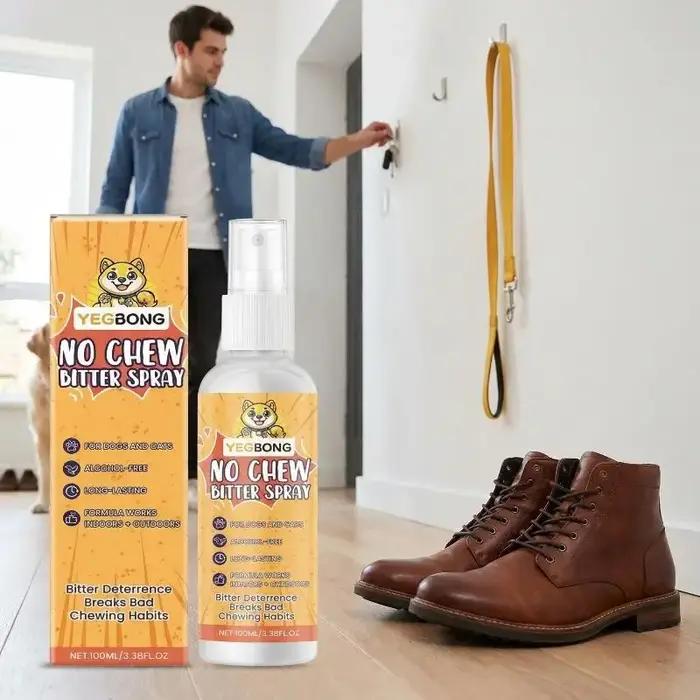 Yegbong Spray Astringent Anti-Mastication pour Chiens – Aide à l'Entraînement