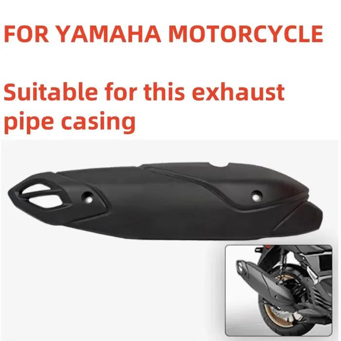 CHEKIS convient aux accessoires modifiés 2025 YAMAHA NMAX NEO/NEO S/NMAX TURBO/TURBO TECH MAX couvercle de protection de tuyau d'échappement coque de protection de tuyau d'échappement couvercle de pro