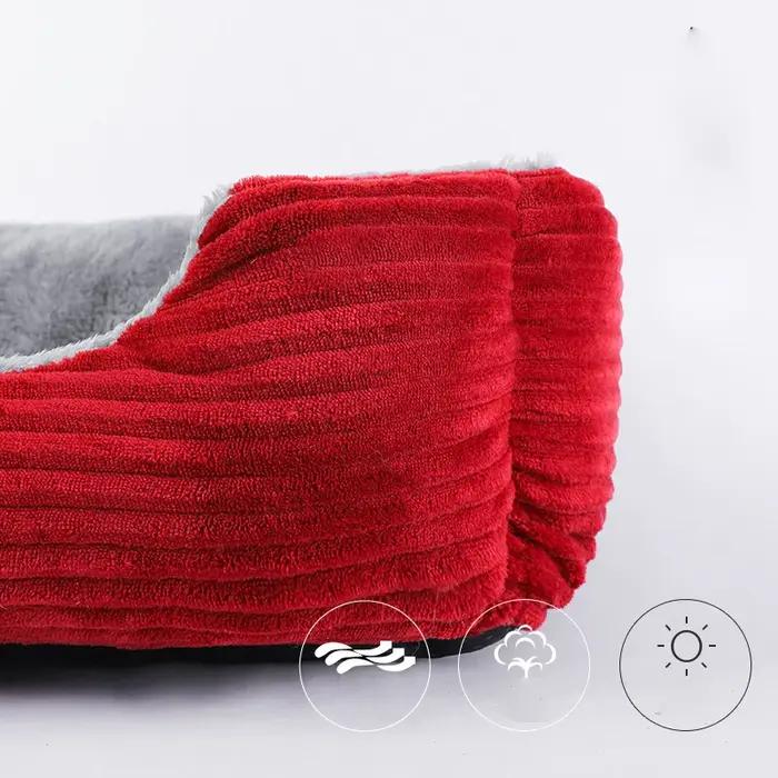 Lit en peluche pour chien