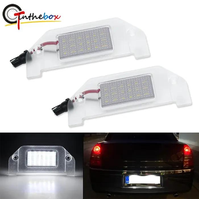 Jeu d'éclairage de plaque d'immatriculation LED SMD blanc pur