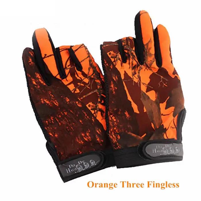Gants de chasse bioniques camouflage demi-doigts multifonctions anti-dérapants respirants - Pêche et vélo