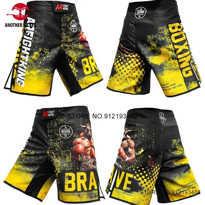 Muay Thai pantalon respirant combat MMA Shorts hommes femmes Junior gymnase Arts martiaux grappin Ki