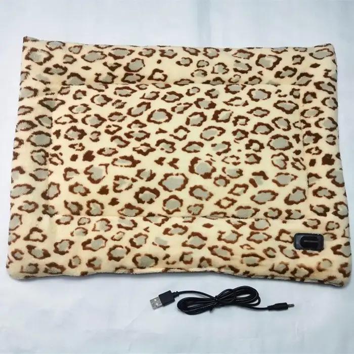 Coussin chauffant lavable pour animaux de compagnie