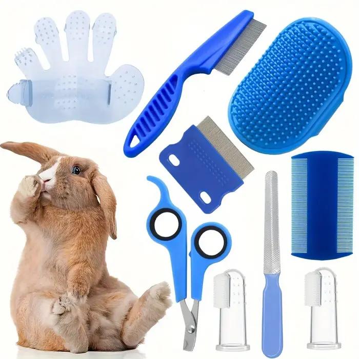 Ensemble de beauté de brosse autonettoyante pour chat et chien, coupe-ongles et limes pour animaux d