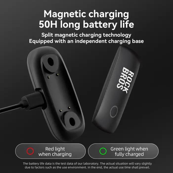 Capteur de fréquence cardiaque ROCKBROS H828 Bluetooth ANT+, moniteur de fréquence cardiaque avec ce