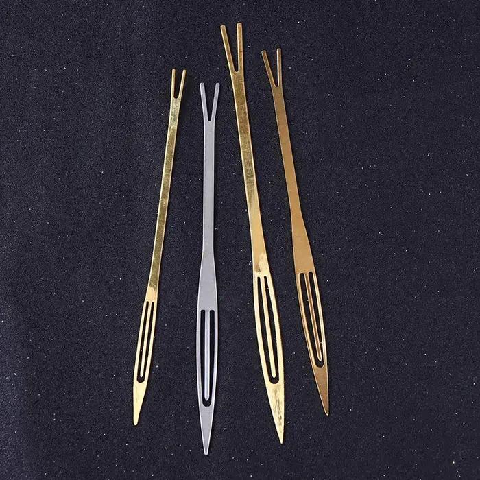 Navettes de réparation en acier allié pour filets de pêche pivotements snap réparation ligne de filet tissage amélioration filets pêche occasions spéciales