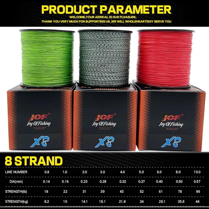 8 brins tresses ligne de pêche Micro pêche à la mouche PE ligne Multifilament carpe ligne tressée po