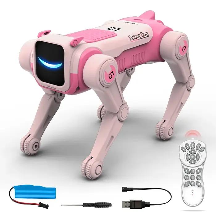 Chien robot RC intelligent, télécommande, chiot électronique, interactif, acrobaties, danse, programmable, jouet bionique, cadeau pour enfants