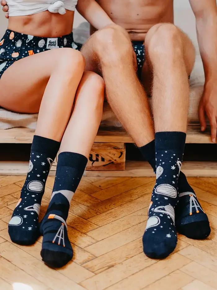 Chaussettes décalées motifs nourriture tube long pour chasseurs humour casual homme femme