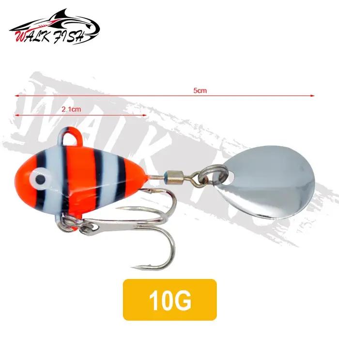 OBCK FISH-Appât Élen métal VIB pour la pêche à la carpe, leurre pour attraper des poissons, matériel