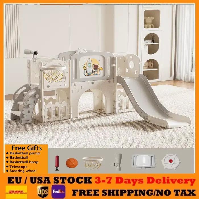 Toboggan pour bébé, aire de jeux pour enfants, toboggan intérieur/extérieur, toboggan multifonctionn