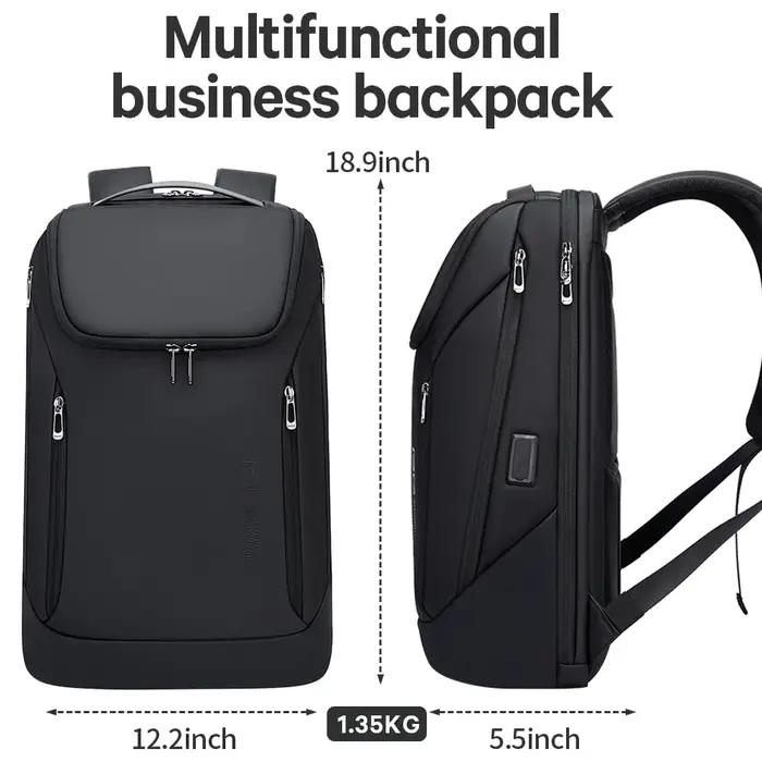 BANGE affaires sacs à dos ordinateur portable 15.6 pouces multifonctionnel étanche grande capacité t