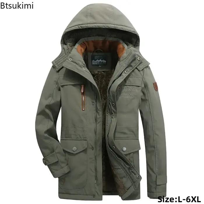 Veste Rembourrée en Coton pour Hommes - Style Décontracté Polyvalent - Bleu Kaki Vert Armée Noir - Occasions Spéciales Automne Hiver